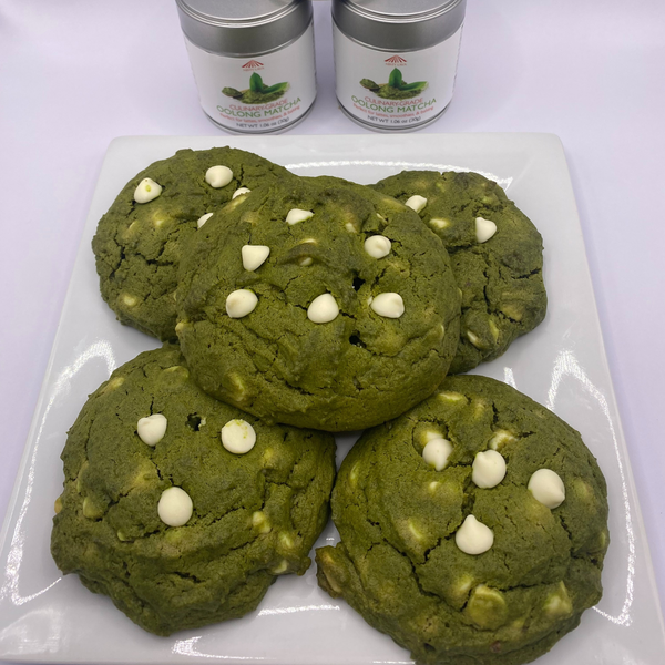 Matcha White Chocolate Chip Cookies