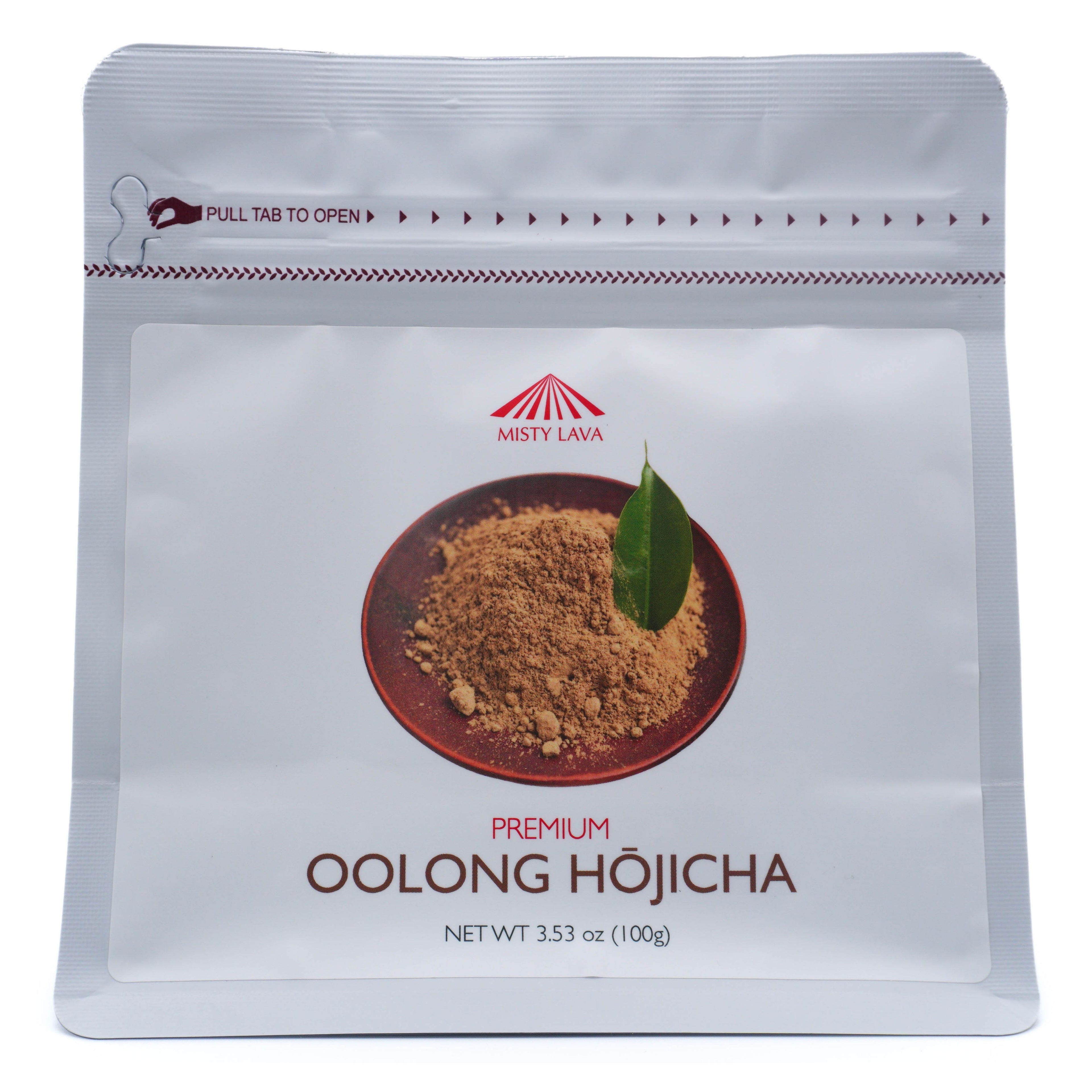 Premium Oolong Hōjicha Powder — Roasted • Toasty • Nutty — 100 g (3.5 oz) Refill Bag