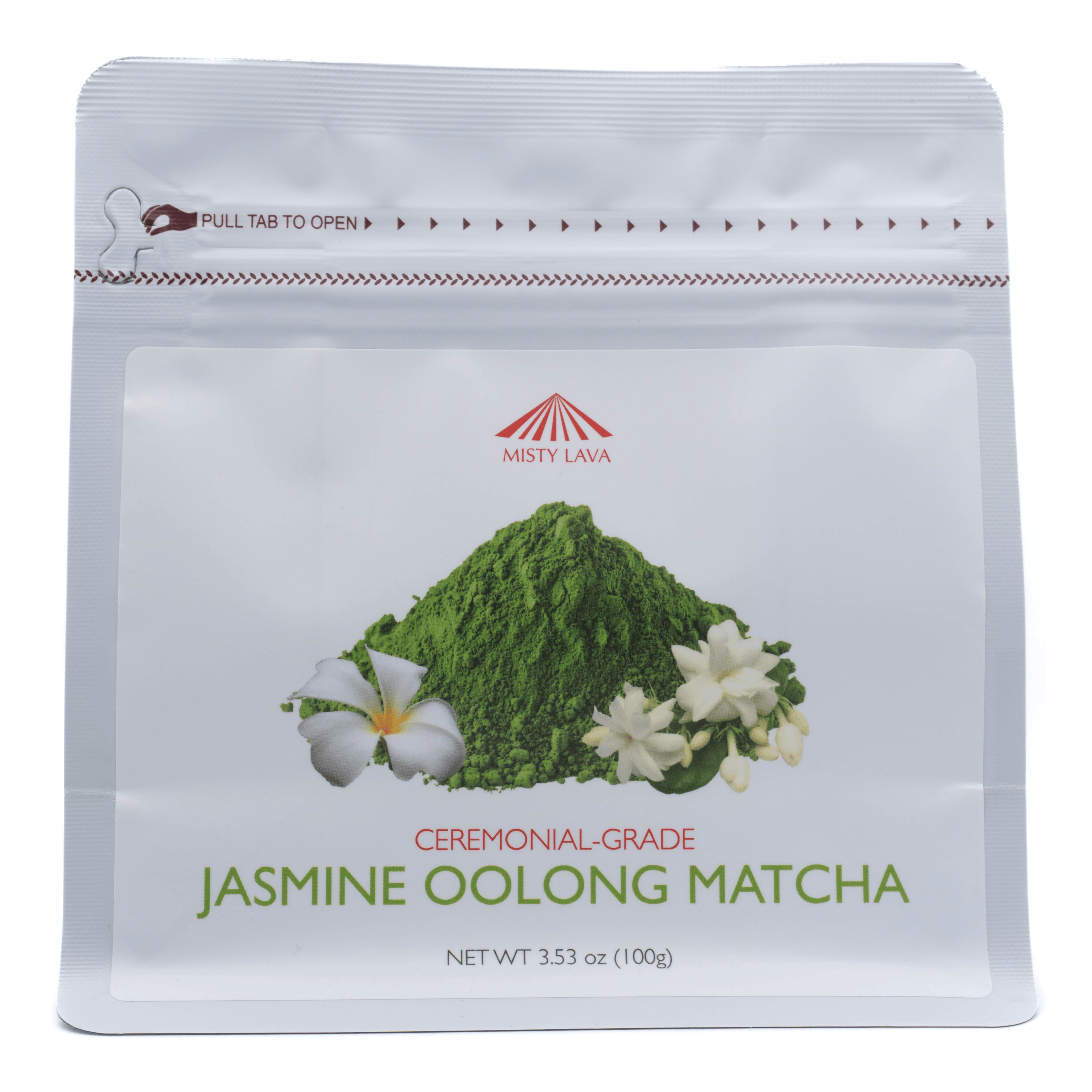 Ceremonial Jasmine Oolong Matcha Powder — Aromatic • Floral • Smooth  — 100 g (3.5 oz) Refill Bag