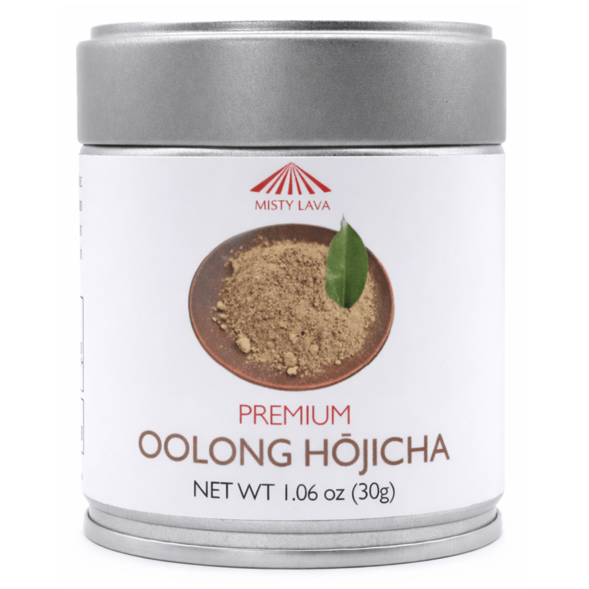 Premium Roasted Oolong Hōjicha Powder — Calm • Toasty • Nutty — 1.06 oz (30 g) Tin