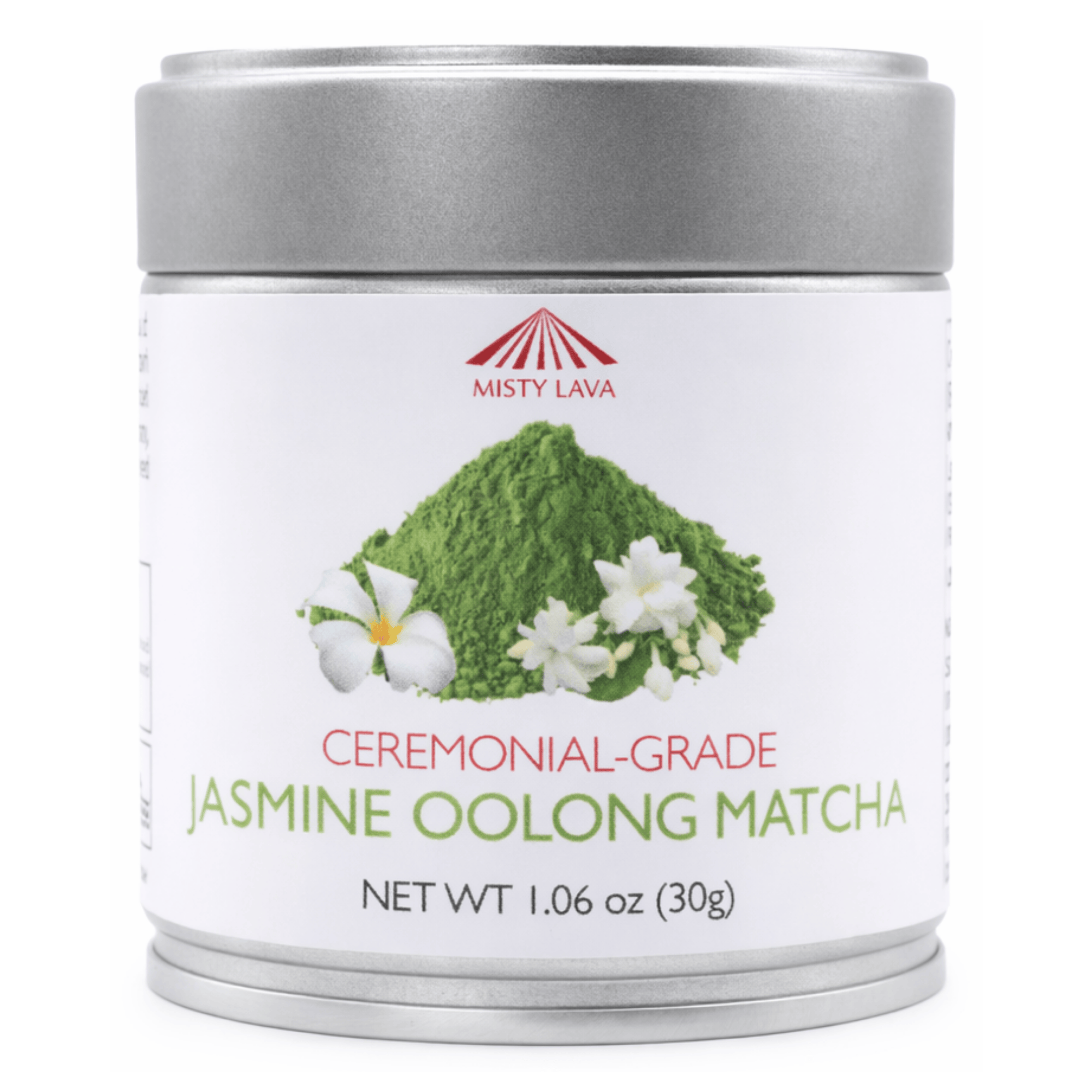Ceremonial Jasmine Oolong Matcha Powder — Aromatic • Floral • Smooth — 1.06 oz (30 g) Tin