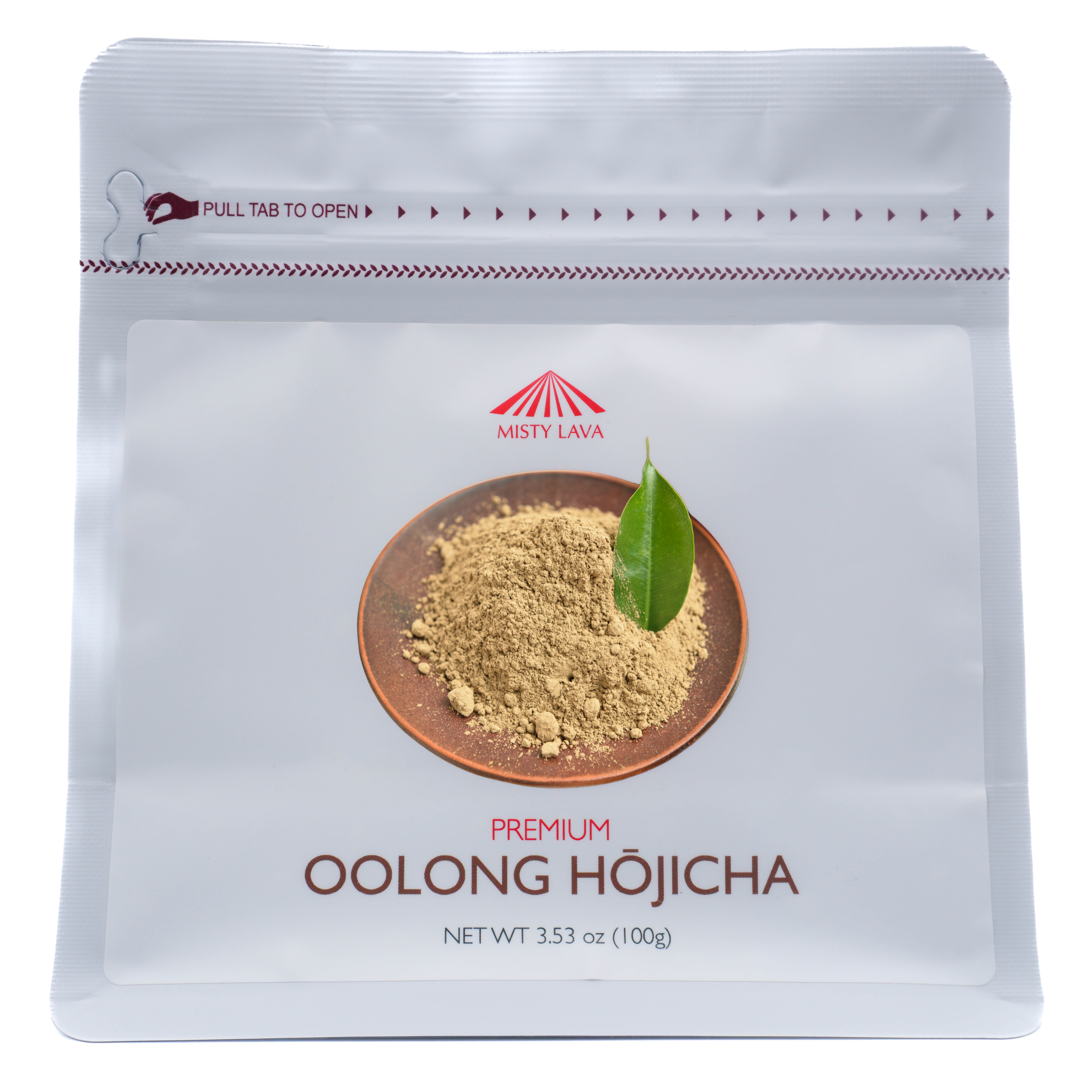 Premium Oolong Hōjicha Powder — Roasted • Toasty • Nutty — 100 g (3.5 oz) Refill Bag
