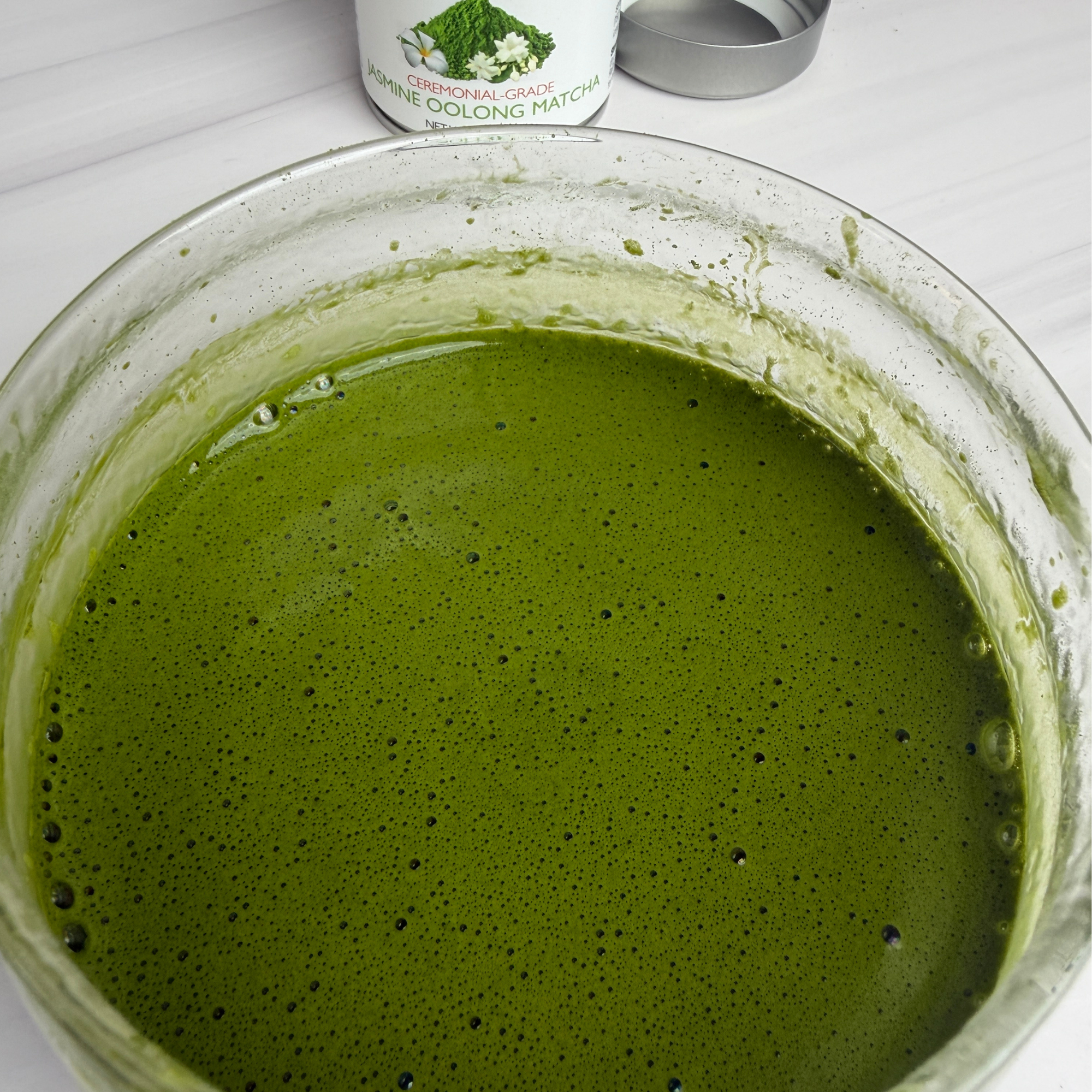 Jasmine Ceremonial Oolong Matcha Powder — Aromatic • Floral • Smooth — 1.06 oz (30 g) Tin