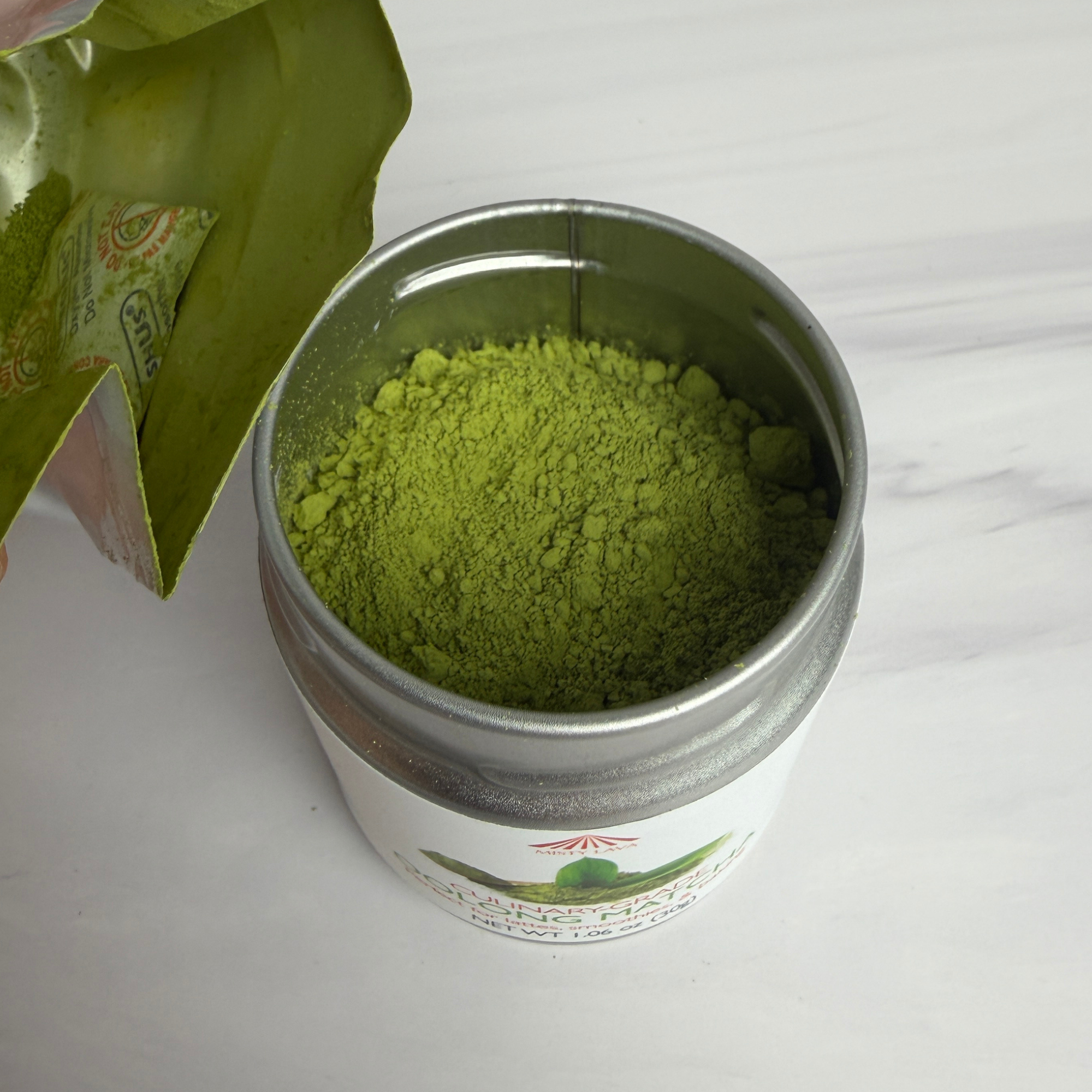 Culinary Oolong Matcha Powder —  1.06 oz (30 g) Tin — Creamy • Versatile • Everyday Balance