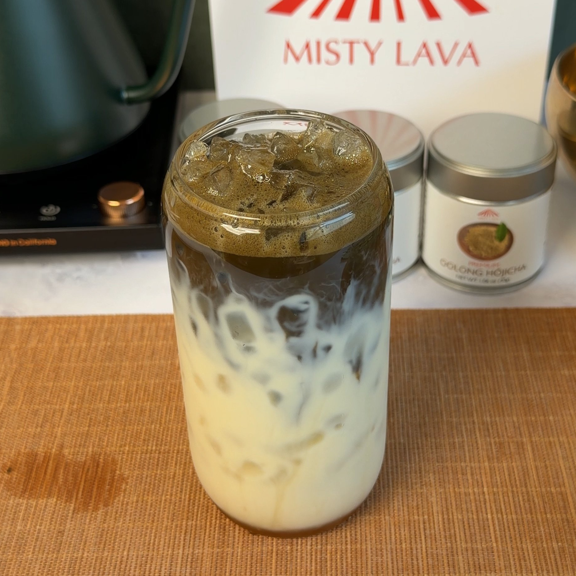 Oolong Hōjicha Powder — 1.06 oz (30 g) Tin — Calm • Toasty • Nutty